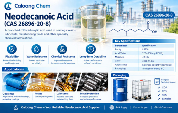 Neodecanoic Acid supplier, Neodecanoic Acid manufacturer, Neodecanoic Acid CAS 26896-20-8